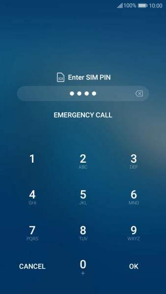 If you're asked to key in your PIN, do so and press OK. If you're asked to key in your PIN, do so and press OK.