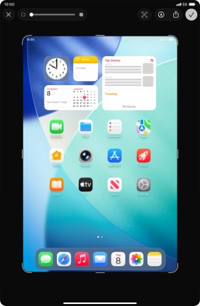 Follow the instructions on the screen to edit and save your screenshot. Follow the instructions on the screen to edit and save your screenshot.