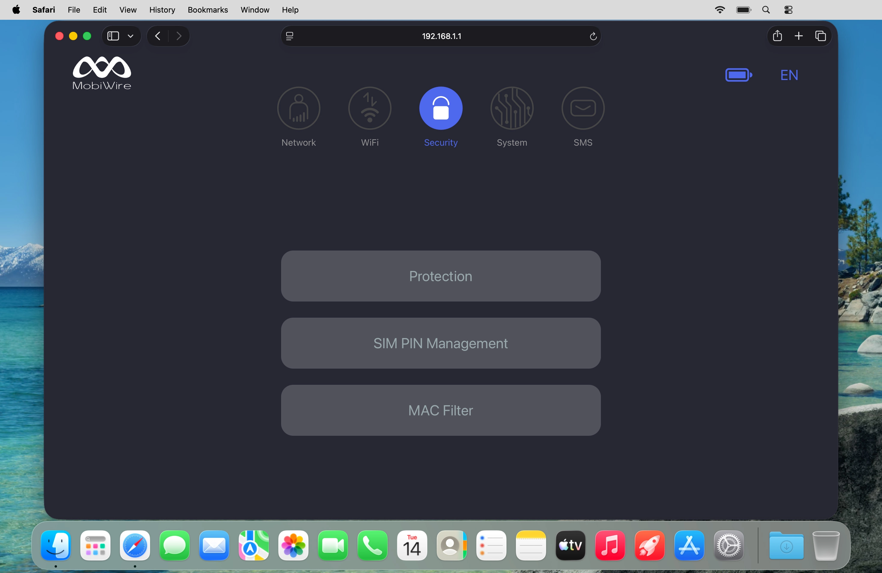 Click SIM PIN Management.