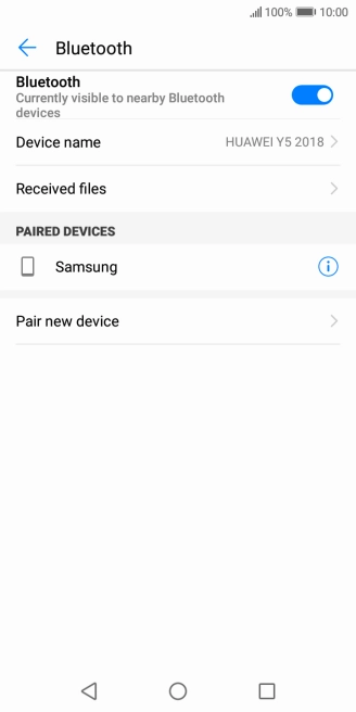Press the Home key to return to the home screen. Press the Home key to return to the home screen.