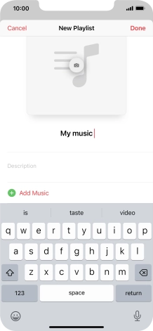 Press Add Music.