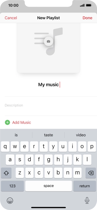 Press Add Music.