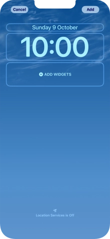 To customise the way the lock screen date is displayed, press the date widget and follow the instructions on the screen to select the required widget display mode. To customise the way the lock screen date is displayed, press the date widget and follow the instructions on the screen to select the required widget display mode.