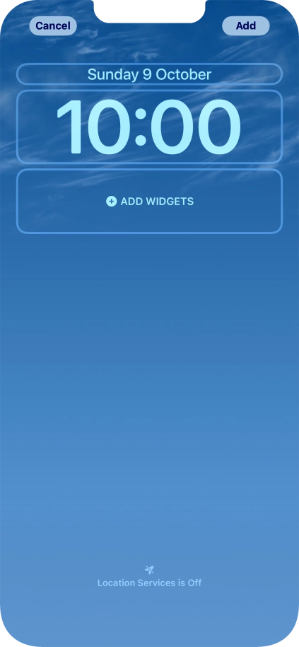 To customise the way the lock screen date is displayed, press the date widget and follow the instructions on the screen to select the required widget display mode. To customise the way the lock screen date is displayed, press the date widget and follow the instructions on the screen to select the required widget display mode.