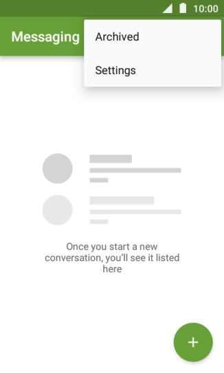 Press Settings.