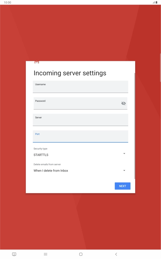 Press the drop down list below Press the drop down list below