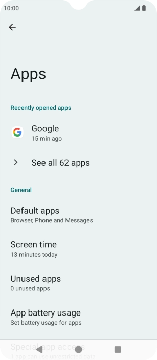 Press See all apps. Press See all apps.