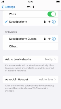 Press the Home key to return to the home screen.