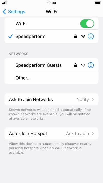 Press the Home key to return to the home screen.