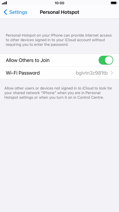 Press the Home key to return to the home screen.