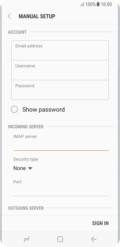 Press the drop down list below Press the drop down list below