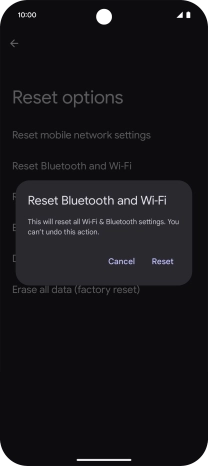Press Reset. Press Reset.