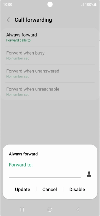 Press Disable. Press Disable.