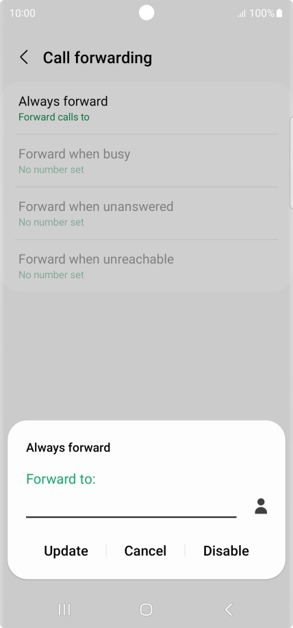 Press Disable. Press Disable.