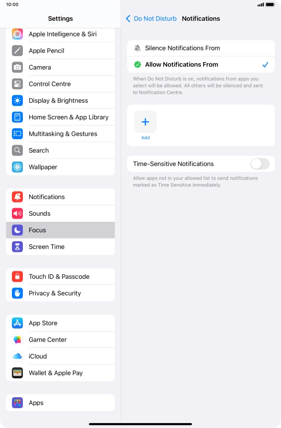 Press the indicator next to Press the indicator next to