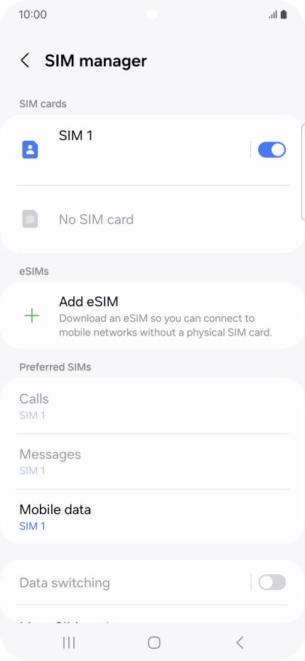 Press Add eSIM. Press Add eSIM.