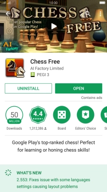 Press UNINSTALL.