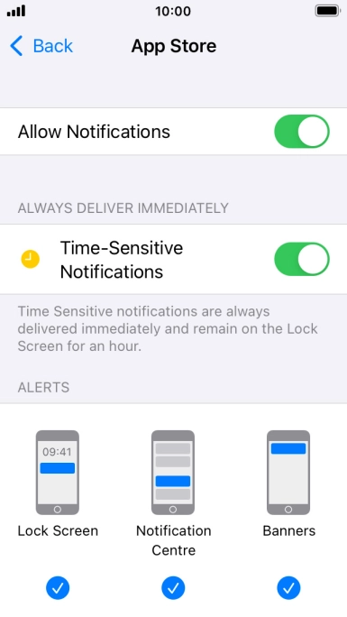 Press the indicator next to Press the indicator next to
