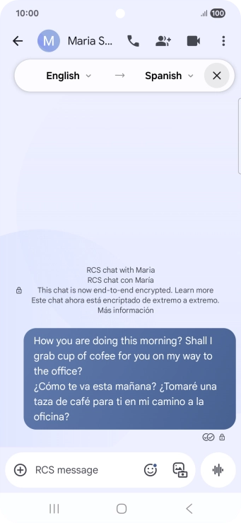 Follow the instructions on the screen to select the required language settings and use the function.