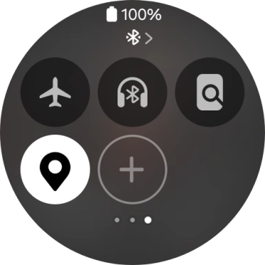 Press the find my phone icon to send a signal to your phone. Press the find my phone icon to send a signal to your phone.