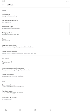 Press Auto-update apps. Press Auto-update apps.