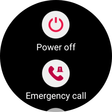 Press Power off. Press Power off.