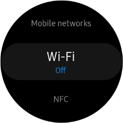 Press Wi-Fi. Press Wi-Fi.