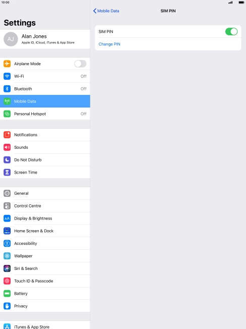 Press the indicator next to Press the indicator next to