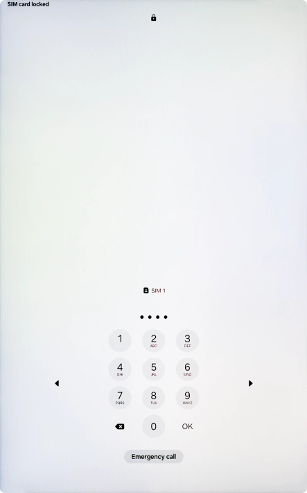 If your SIM is locked, key in your PIN and press OK.