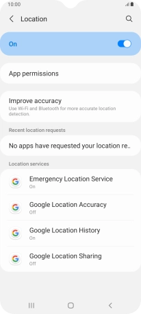 Press App permissions. Press App permissions.