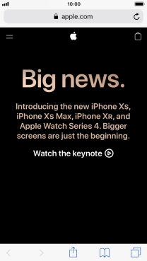 Press the screen a little harder until the content of the message is opened in the relevant application.