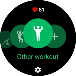 Press the settings icon. Press the settings icon.