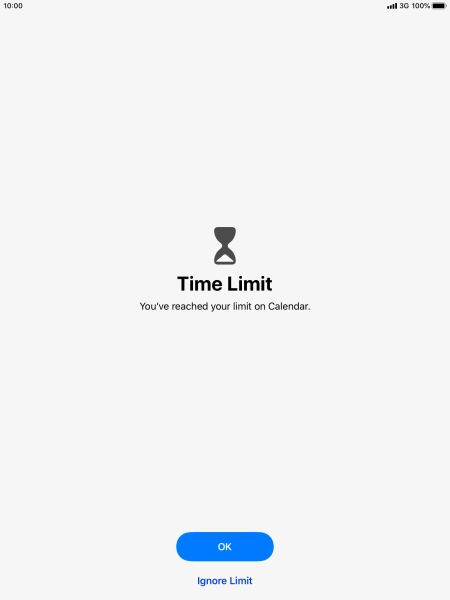 Press Ignore Limit. Press Ignore Limit.