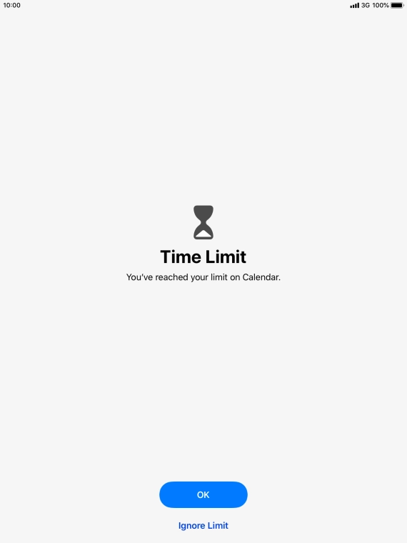 Press Ignore Limit. Press Ignore Limit.