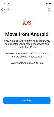 To transfer content to your phone, you need to install the app To transfer content to your phone, you need to install the app