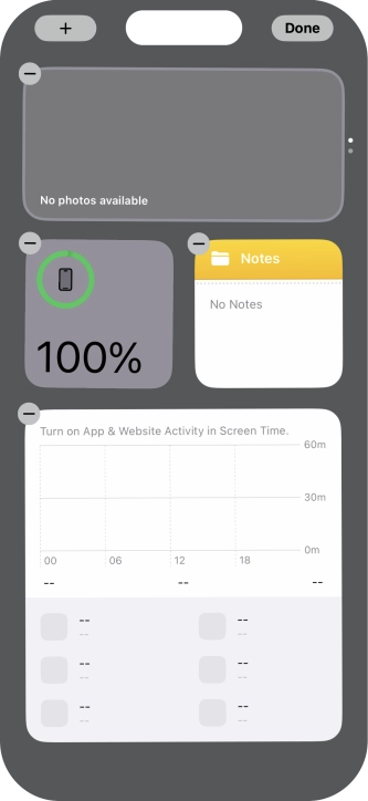 Press the add icon.