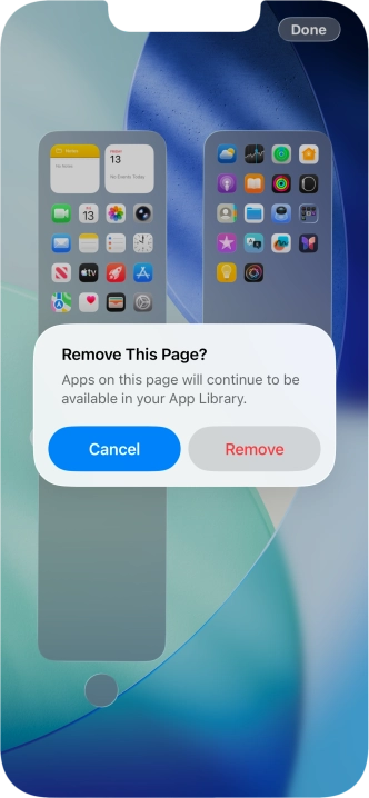Press Remove. Press Remove.