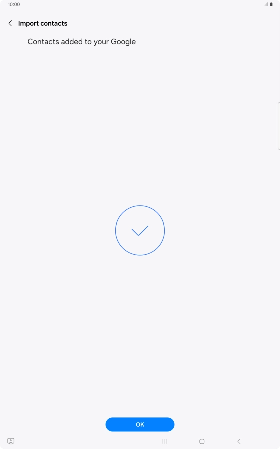Press OK. Press OK.
