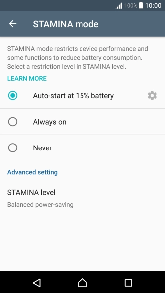 Press the Home key to return to the home screen.