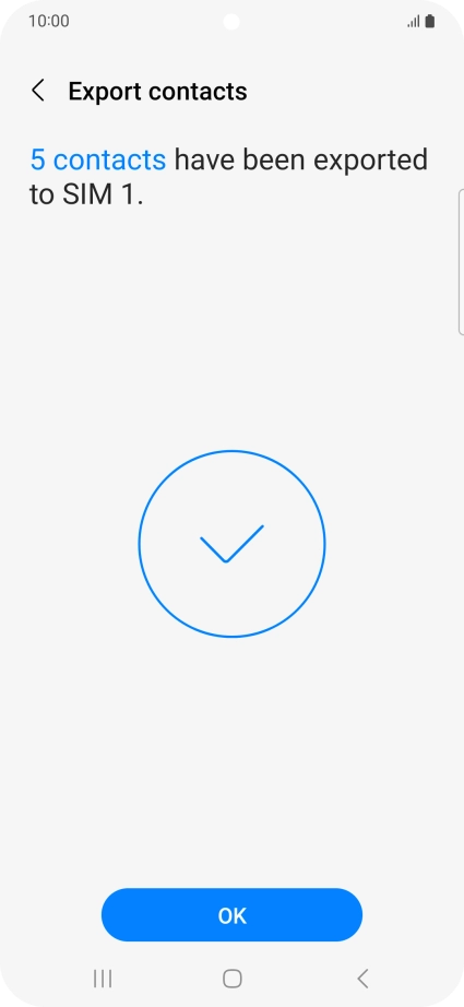 Press OK. Press OK.