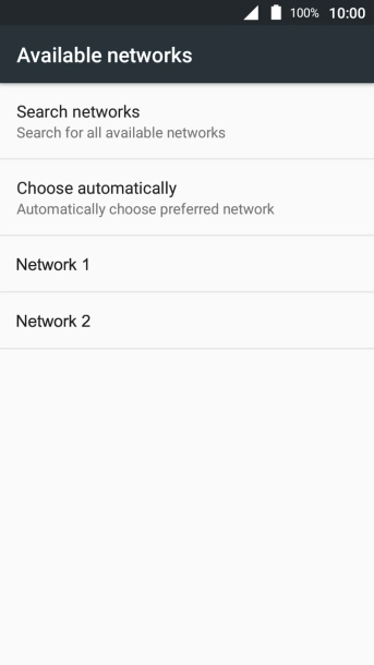 Press Choose automatically. Press Choose automatically.