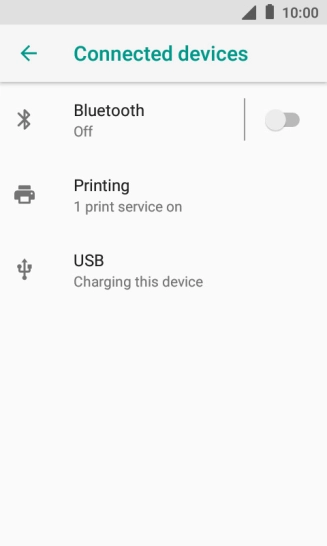Press Bluetooth.