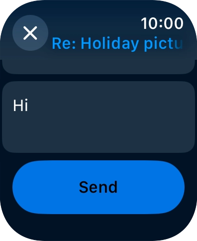 Press Send.