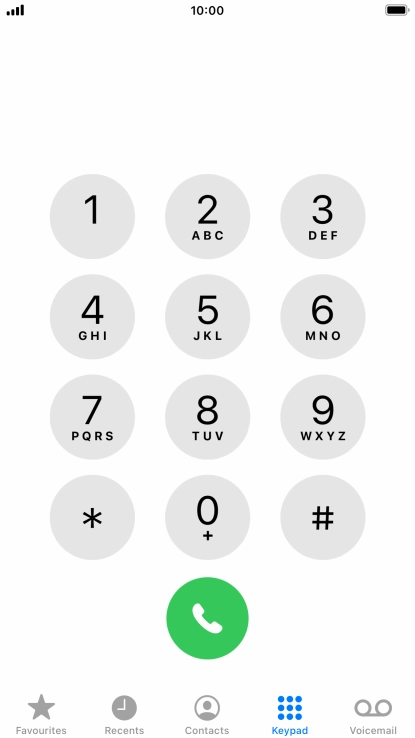 Press Keypad.