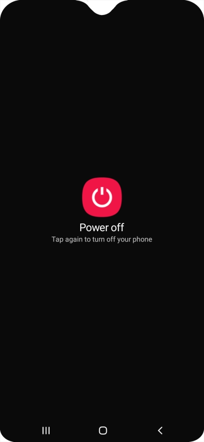 Press Power off.