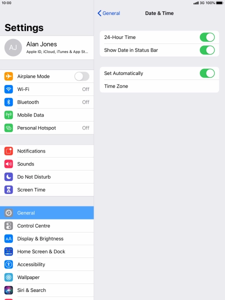 Press the Home key to return to the home screen.