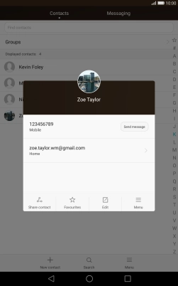 Press the Home key to return to the home screen.