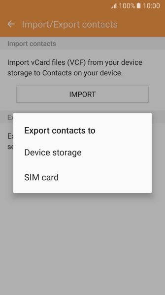 Press SIM card.