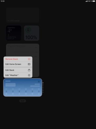 Press Edit Stack. Press Edit Stack.