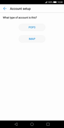 Press IMAP.